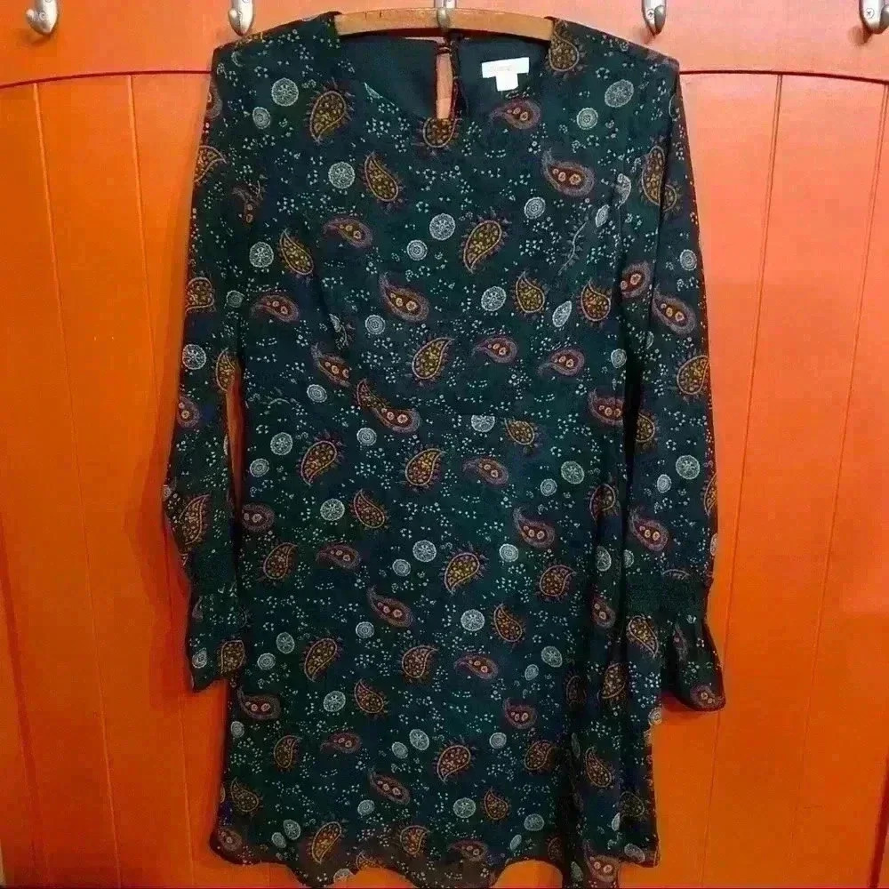 NWOT Exhilaration paisley lace dress Size S
